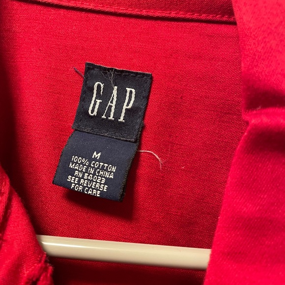 Red Denim Jacket, GAP - Picture 3 of 3